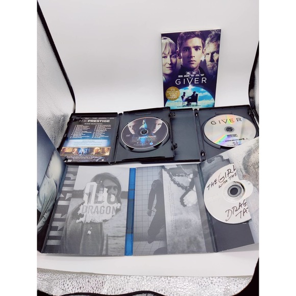 Movie DVD Lot The Girl With The Dragon Tattoo The Giver The Prestige 3 DVDs Teen - Picture 7 of 13
